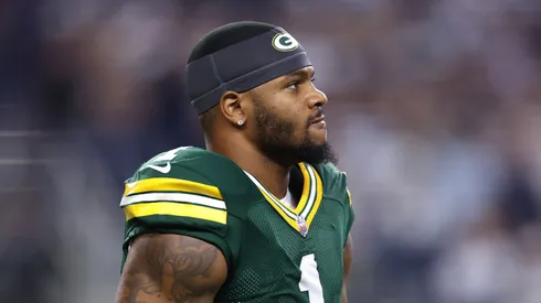 Micah Parsons looks on against the Cowboys on September 28, 2025, Texas.