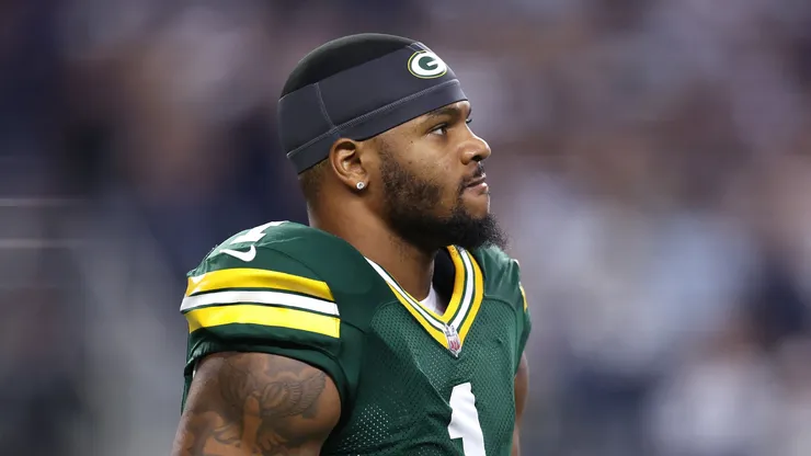 Micah Parsons looks on against the Cowboys on September 28, 2025, Texas.