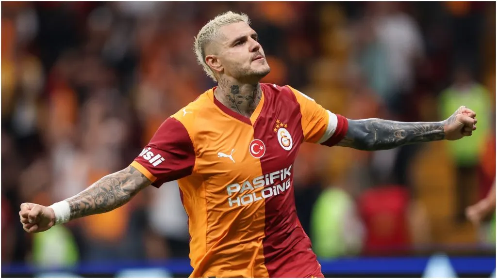 Mauro Icardi of Galatasaray – Ahmad Mora/Getty Images