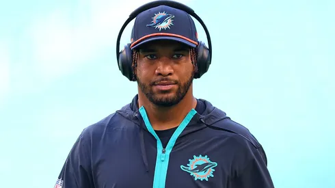 Tua Tagovailoa #1 of the Miami Dolphins.