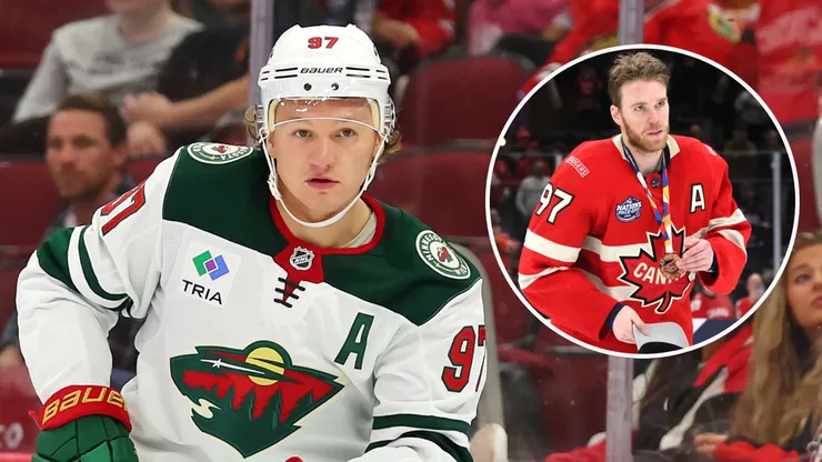 Kirill Kaprizov of the Minnesota Wild and Connor McDavid of the Edmonton Oilers