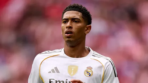 Jude Bellingham playing against Atletico Madrid.