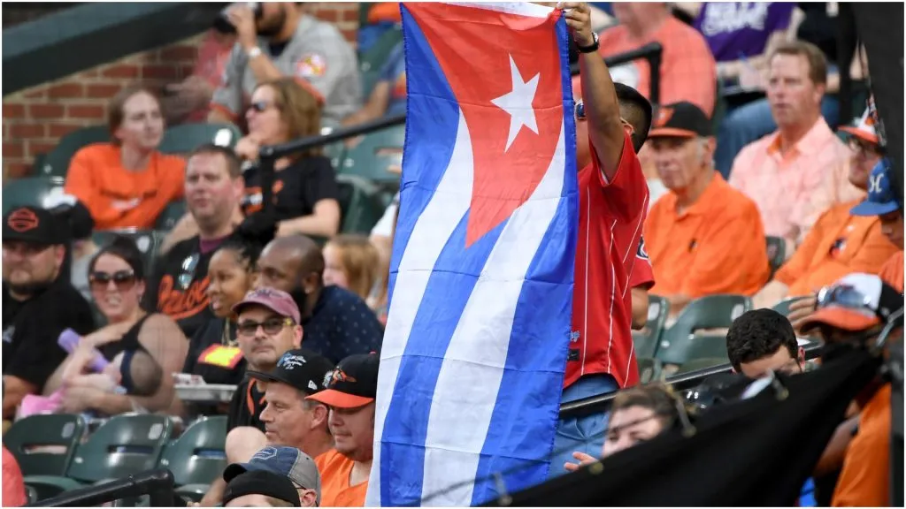 A fan waves a Cuban flag – Will Newton/Getty Images