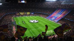 A general view as fans show their support as the teams line up in 2017.