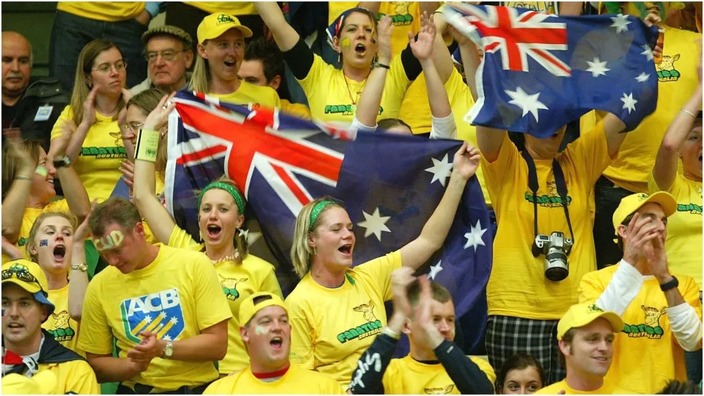 Australian fans show their support β Phil Cole/Getty Images