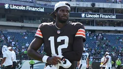 Shedeur Sanders #12 of the Cleveland Browns.