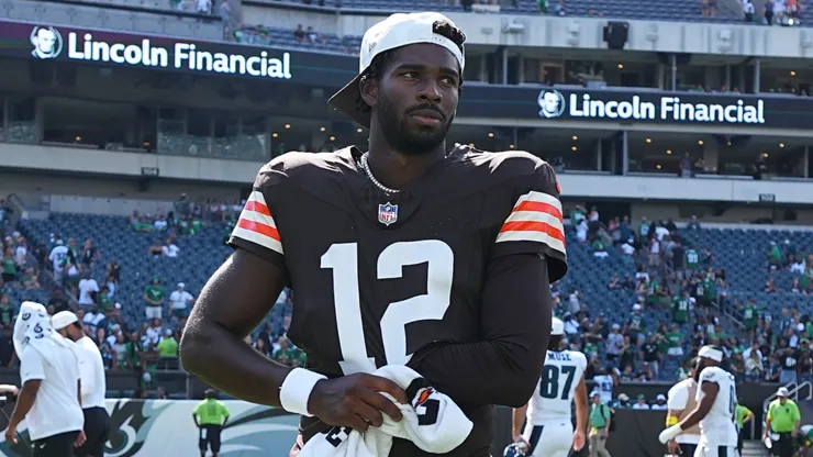 Shedeur Sanders #12 of the Cleveland Browns.