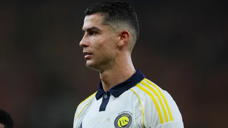 Cristiano Ronaldo of Al Nassr looks on during the Saudi Pro League.