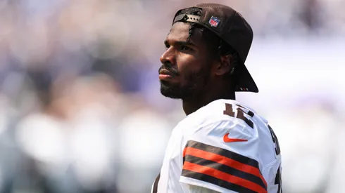 Shedeur Sanders #12 of the Cleveland Browns.