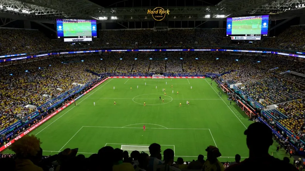 Argentina won the 2024 Copa America against Colombia at the Hard Rock Stadium. (Megan Briggs/Getty Images)