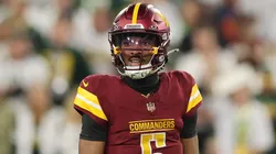 Jayden Daniels #5 of the Washington Commanders.