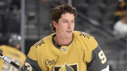 Mitch Marner at T-Mobile Arena on September 25, 2025 in Las Vegas, Nevada.