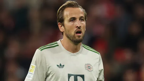 Harry Kane of Bayern Munich looks on during a Bundesliga match.