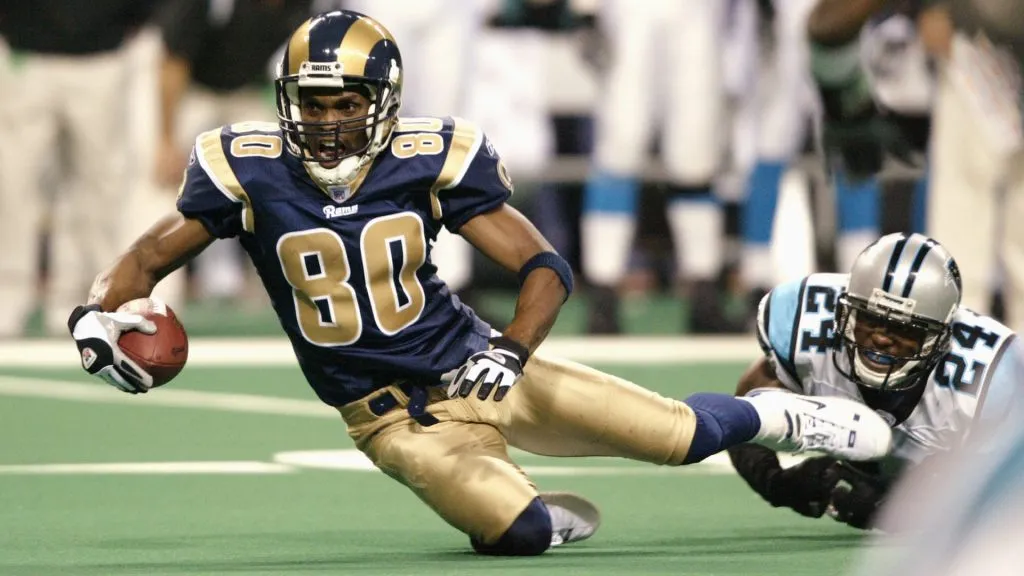 Isaac Bruce (Source: Doug Benc/Getty Images)