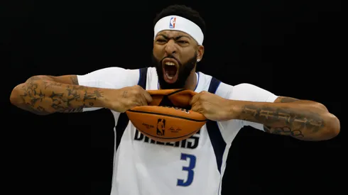 Anthony Davis #3 of the Dallas Mavericks poses for a photo.