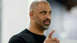 Head coach Ime Udoka of the Houston Rockets poses.