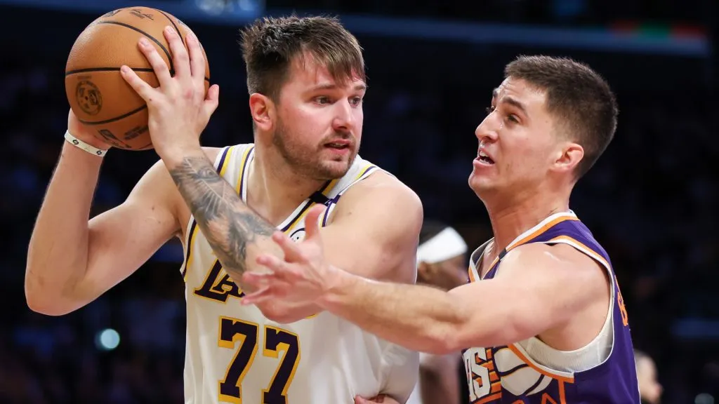 Lakers' Luka Doncic and Suns' Collin Gillespie