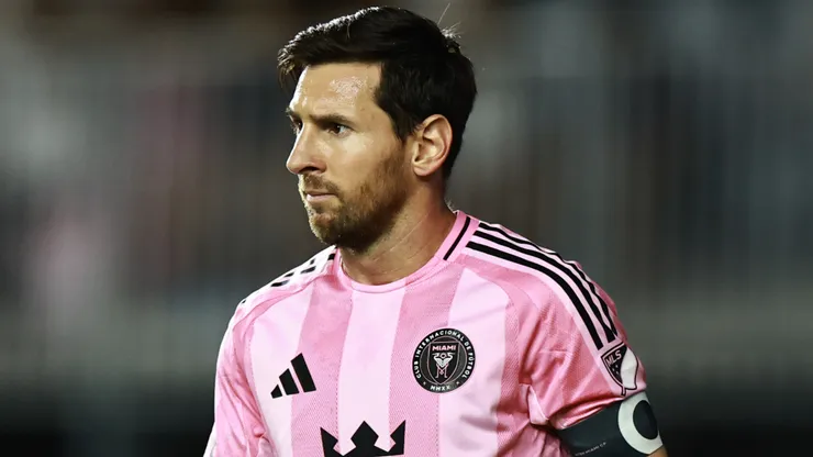 Lionel Messi #10 of Inter Miami CF looks on during an MLS match.