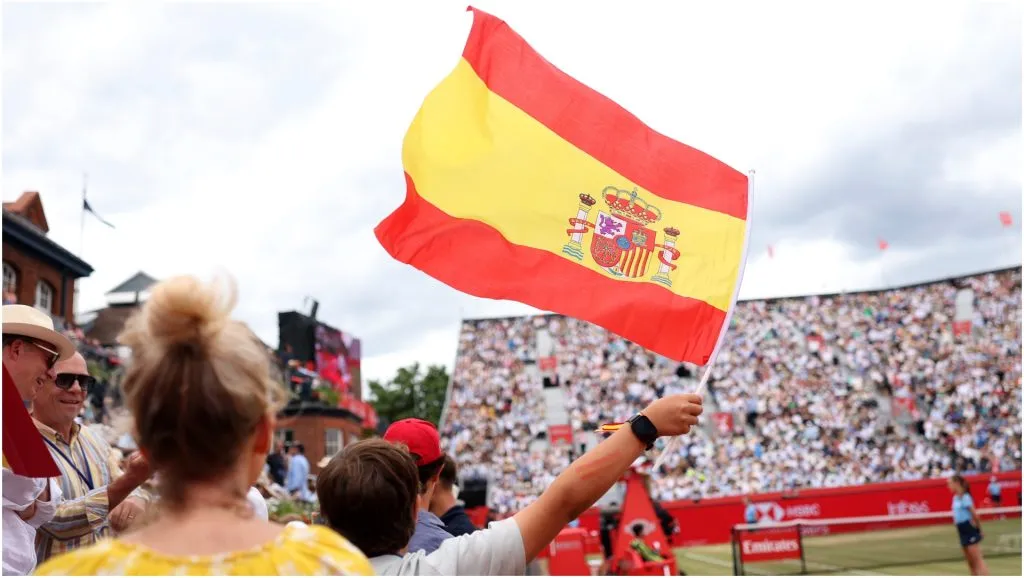 Fan waves a Spain flag – Julian Finney/Getty Images