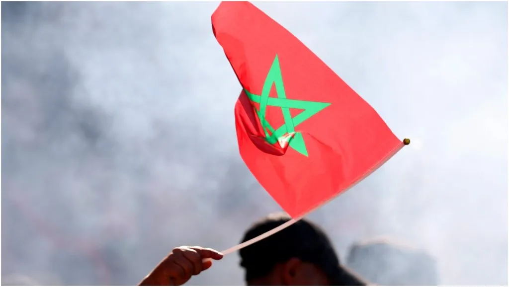 Fans of Morocco wave a flag – Robert Cianflone/Getty Images