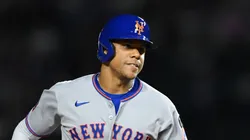 Juan Soto rounds the bases after hitting a solo home run on September 24, 2025, Illinois.