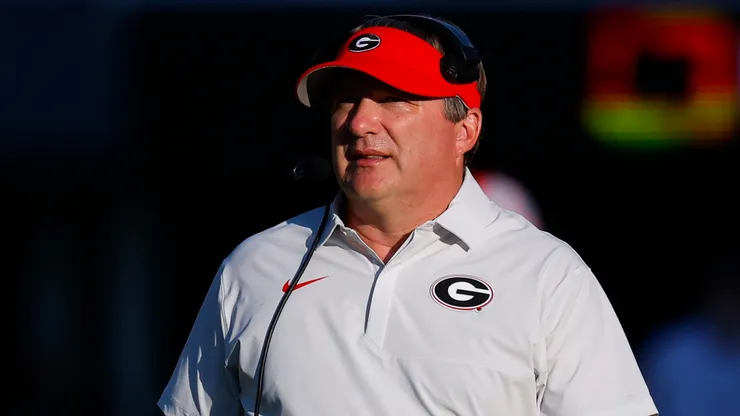 Head coach Kirby Smart of the Georgia Bulldogs.