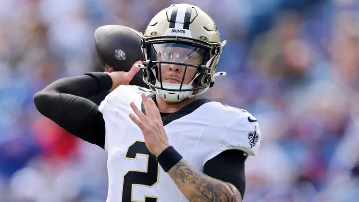 Spencer Rattler #2 of the New Orleans Saints