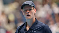 Jannik Sinner during the Beijing Open final against Learner Tien.