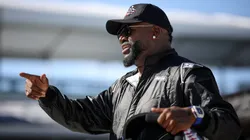 David Ortiz looks on during practice.