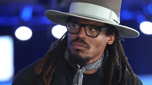 Cam Newton attends SiriusXM.