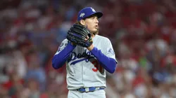 Tyler Glasnow #31 of the Los Angeles Dodgers pitches.