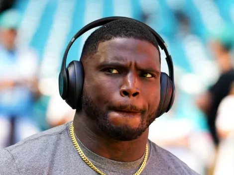 Why is Tyreek Hill not playing today for Dolphins vs Panthers in Week 5 of 2025 NFL season?