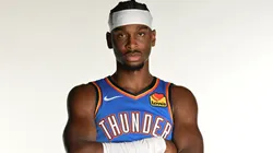 Shai Gilgeous-Alexander #2 of the Oklahoma City Thunder poses for a portrait.