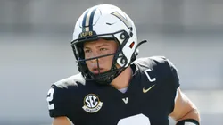 Diego Pavia at FirstBank Stadium on September 27, 2025 in Nashville, Tennessee.