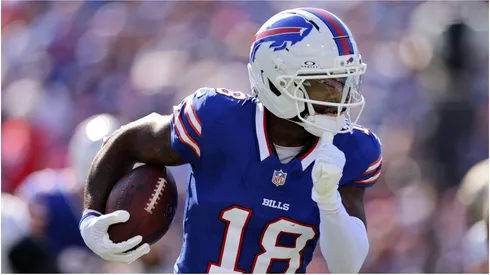 Elijah Moore of the Buffalo Bills