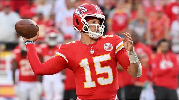 Patrick Mahomes of the Kansas City Chiefs