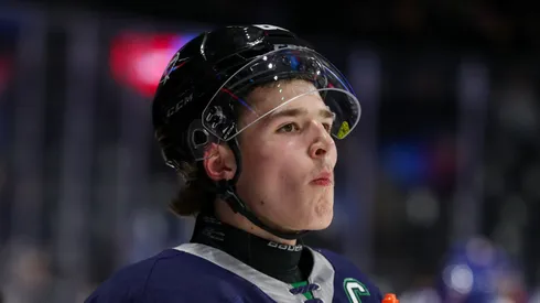 Braeden Cootes, selected with the 15th overall pick in the 2025 NHL entry Draft