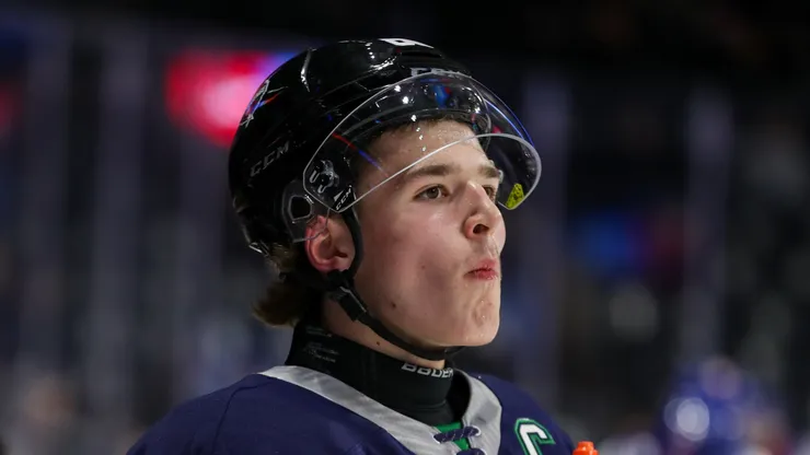 Braeden Cootes, selected with the 15th overall pick in the 2025 NHL entry Draft