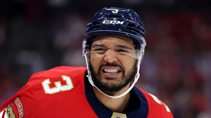 Seth Jones at Amerant Bank Arena on May 24, 2025 in Sunrise, Florida.
