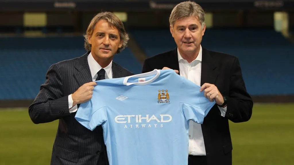 Roberto Mancini and Brian Kidd (Source: Alex Livesey/Getty Images)