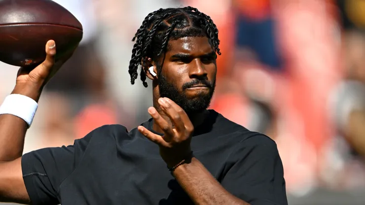 Shedeur Sanders #12 of the Cleveland Browns.
