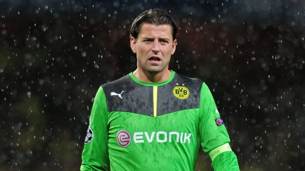 Roman Weidenfeller during a game with Borussia Dortmund.