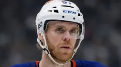 Connor McDavid at Crypto.com Arena on April 29, 2025 in Los Angeles, California.