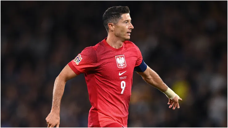 Robert Lewandowski of Poland