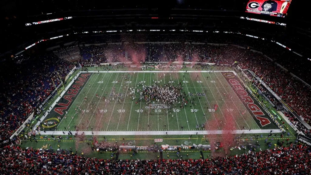 A general view of Lucas Oil Stadium. (Source: Dylan Buell/Getty Images)
