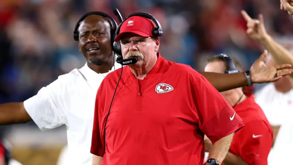Andy Reid on the sideline