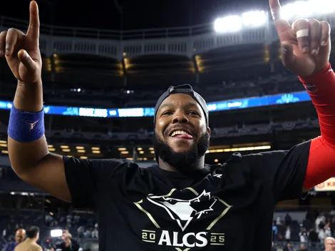 Guerrero Jr. and Big Papi's celebration turns heads, goes viral after NY Yankees' shocking ALDS exit