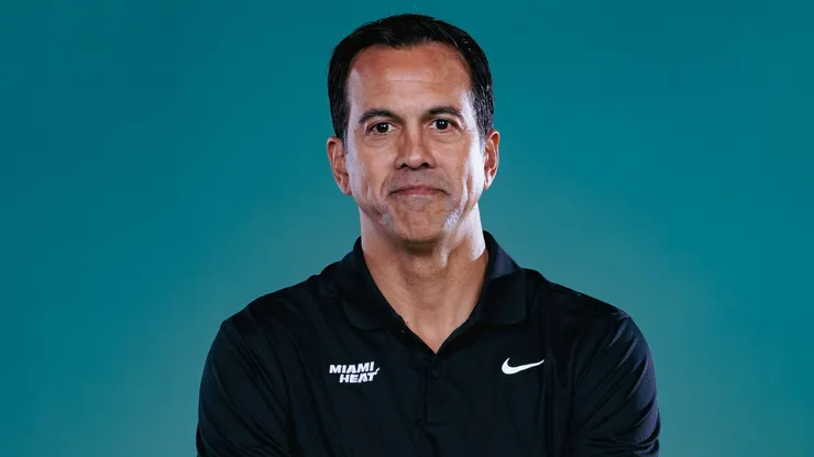 Miami Heat head coach Erik Spoelstra poses for a portrait.