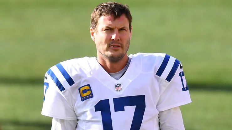 Quarterback Philip Rivers #17 of the Indianapolis Colts