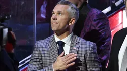 Martin St. Louis at Bell Centre on October 9, 2024 in Montreal, Quebec, Canada.